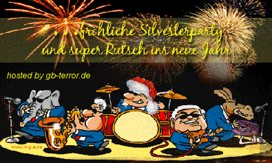 Fröhliche Silvesterparty und super Rutsch ins neue Jahr.