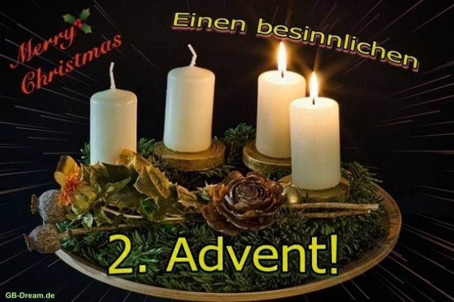Marry Christmas, einen besinnlichen zweiten Advent!