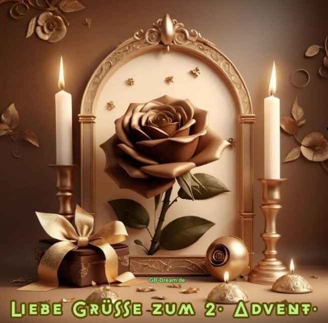 Liebe Grüsse zum 2. Advent.