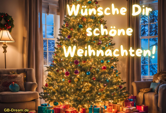 Wünsche Dir schöne Weihnachten!