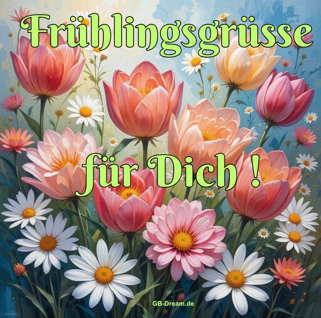 Frühlingsgrüsse für Dich!