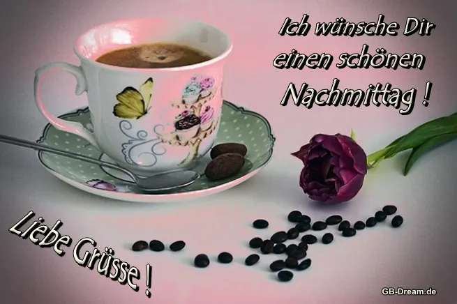 Schönen Nachmittag Kaffee